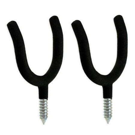 2pc Heavy-Duty Jumbo Tool Holder U-Hooks for Garden Tools, Shovels, (Best Way To Store Shovels And Rakes)