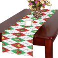 thumbnail image 1 of ABPHQTO Caja navideña Camino de mesa divertido Decoración de mesa para boda Fiesta Cena Vacaciones Picnic 40x180 cm, 1 of 2