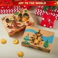 thumbnail image 4 of Joyfy 24 Pcs Christmas Bakery Treat Cookie Boxes for Doughnut, 8.75" x 5.35" x 2.75" Brown Kraft Cookie Boxes for Holiday Pastries, Cupcakes, Brownies, Gift Giving, 4 of 8
