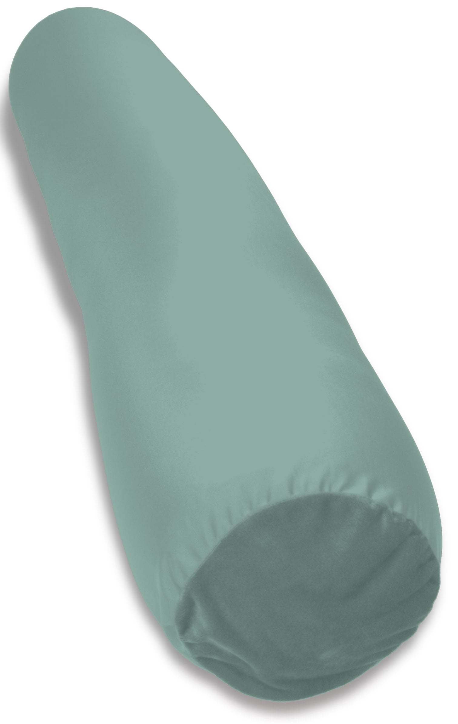 Cover For Microbead Body Pillow - Spandex (15%) / Nylon (85%) Blend - Hypoallergenic - Pillow Cover, Cadet Gray