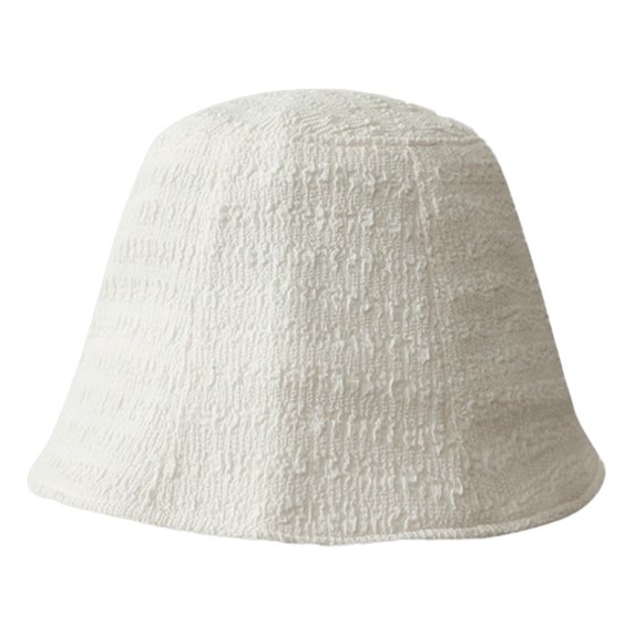 56-58cm hat circumference thin solid color hat summer fisherman hat men and women sunshade bucket hat sunscreen hat - Beige