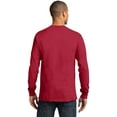 thumbnail image 2 of Long Sleeve Essential T-Shirt. Red. 3XL, 2 of 4