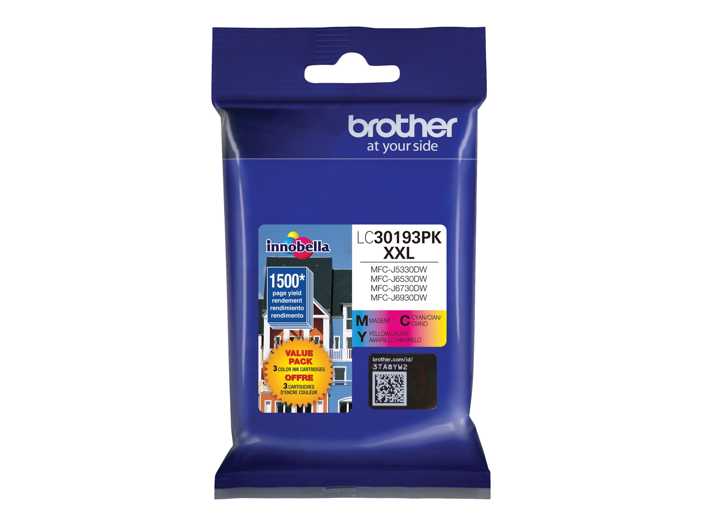 Brother XXL - - Super High Yield - yellow, cyan, magenta - original - ink cartridge - for Brother MFC-J5330DW, MFC-J6530DW, MFC-J6730DW; Business Smart Pro MFC-J6930DW