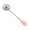 Pink, variant on Hot Sale! Yiteos Kitchen Drain Rack, One-Face Stainless Steel Duster Strainer One-Handed Operation Spring Sticks Sugar Flour Spice Baking Tool, 1X Stainless Steel Powder Sprinkler Strainer