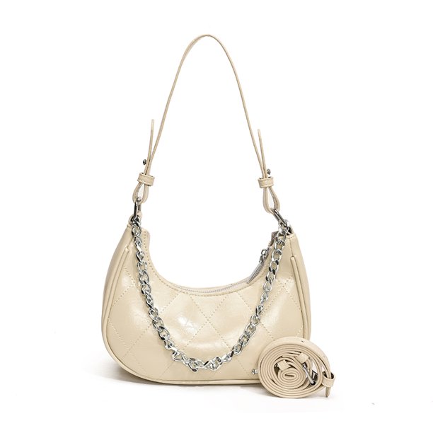 Bolso Bandolera de Cuero PU Con Cadena para Mujeres Y Niñas Hugtrwg