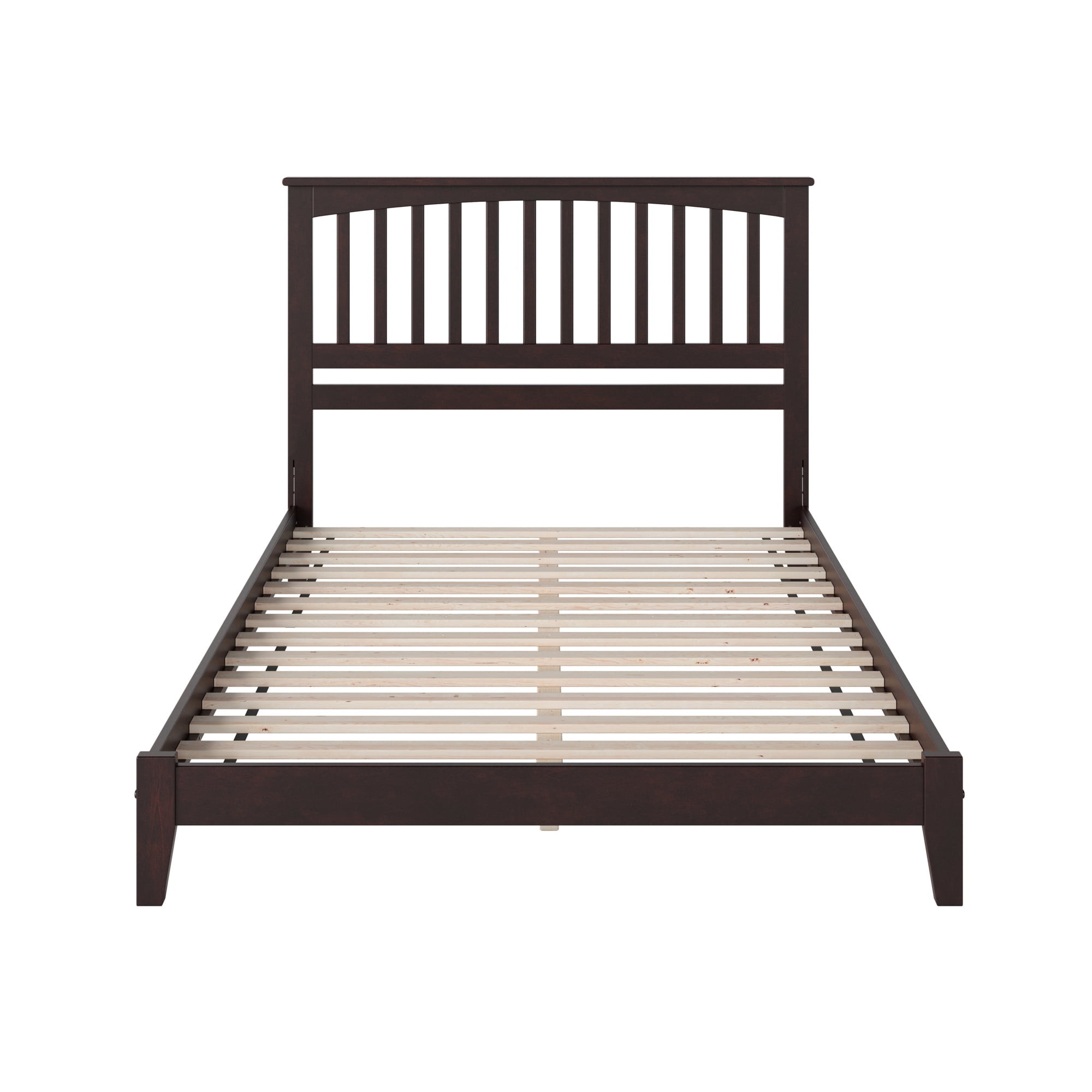 AFI Mission Queen Low Profile Wood Platform Bed, Espresso