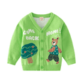 thumbnail image 2 of Godderr 2-7Y Boys Fall Cardigan Sweater for Kids Toddler Cartoon Knit Sweaters Jackets with Bear Pattern and Buttons Skin-Friendly Warm Knitwear, 2 of 8
