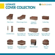 Duck Covers Ultimate Waterproof 109 Inch Rectangular/Oval Patio Table with Chairs Cover