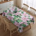 thumbnail image 2 of Pioneer Flower Floral Print Pattern Rectangle Tablecloth 60"x84",Waterproof Polyester Rectangle Table Cloth, Wipeable Spillproof Polyester Tablecloth for Dining, Camping, Indoor and Outdoor, 2 of 5