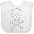 thumbnail image 3 of Inktastic Skull and Crossbones Boys or Girls Baby Bib, 3 of 4