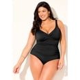 thumbnail image 3 of Swimsuits for All Women's V-Neck One Piece Swimsuit, 3 of 6
