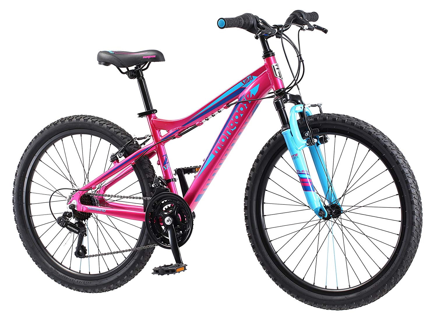mongoose mountain bike 24 inch pink