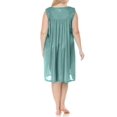 thumbnail image 2 of EZI Nightgowns for Women - Soft & Breathable Satin Night Gowns for Adult Women - Medium to Plus Size Womens Sleep Shirts - Knee-Length Nightgown, 2 of 7