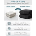 thumbnail image 6 of Casa Platino 8-Pack Towels for Bathroom – 100% Ring-Spun Cotton, 2 Bath, 2 Hand Towel & 4 Washcloths, Highly Absorbent, Stays Soft After Washes, Hotel & Spa Quality – Black, 6 of 8