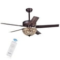thumbnail image 5 of Catalina Bronze-finished 5-blade, 48-inch Crystal Ceiling Fan with Remote, 5 of 5