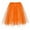 A01-Orange, variant on Toddler Girls Glitter Tutu Skirt 2T-10T Mesh Tiered Princess Dance Skirt Party Costume,Black