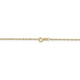 thumbnail image 4 of 14K Yellow Gold chain Singapore 18 in 1 mm Light, 4 of 5