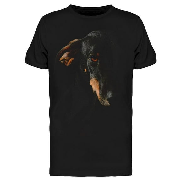 Close Up Face Of Dog Portrait T-Shirt Men -Image by Shutterstock, Male Large
