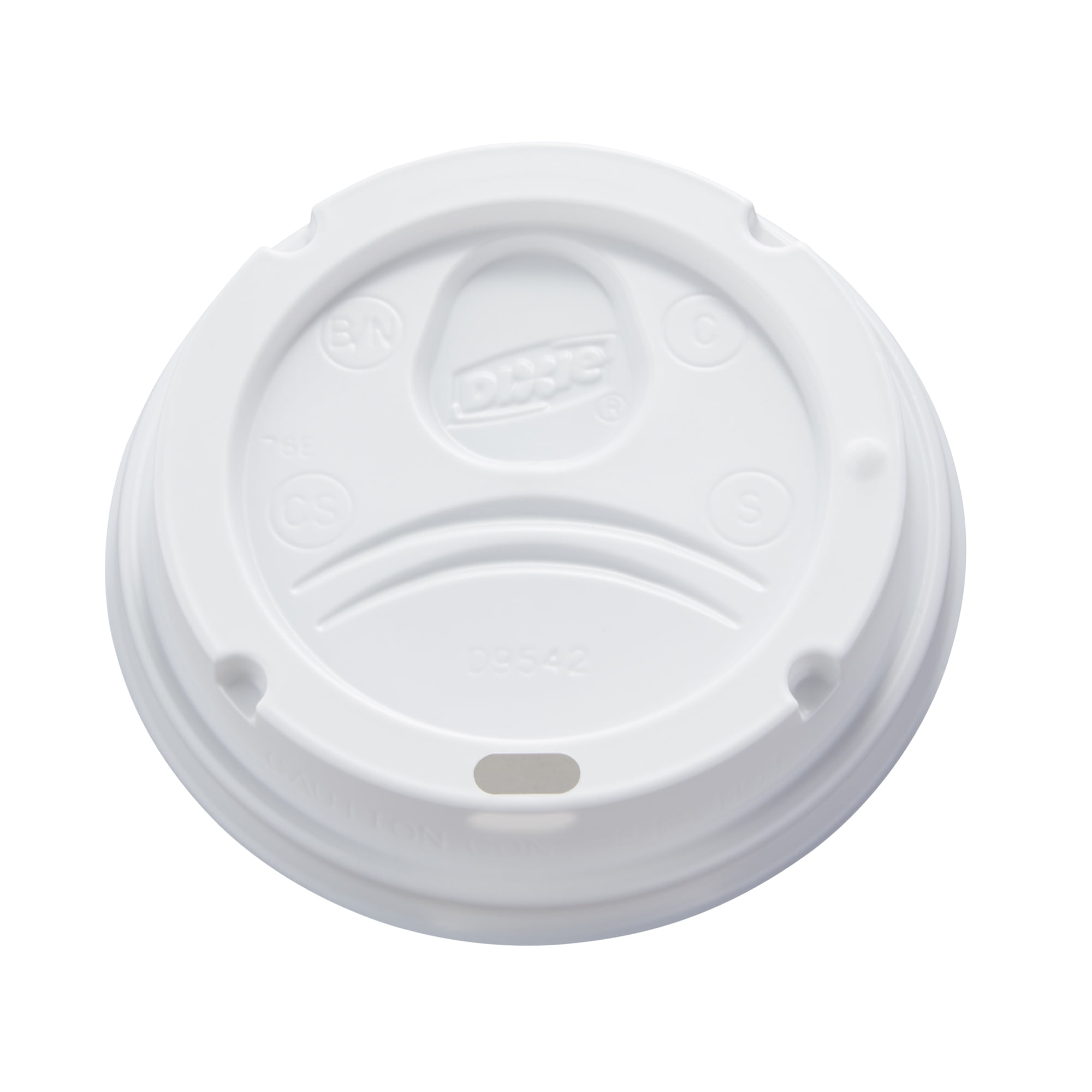 Dixie® (9542500DX) Large Dome Plastic Hot Cup Lid by GP