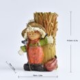 thumbnail image 3 of Estatua Resina Cosecha Dibujos Animados Mesa Pavo Pie para Oficina en Casa, 3 of 9