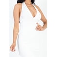 thumbnail image 4 of Ribbed Halterneck Bodycon Mini Dress, 4 of 9