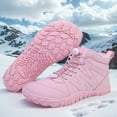 thumbnail image 4 of Zapatos Descalzos Caña Alta Botas Nieve Descalzas Felpa Térmica para Senderismo Y Escalada, 4 of 9