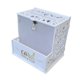 thumbnail image 4 of Caja decorativa para tarjetas de boda, regalo reutilizable, caja de almacenamiento de recuerdos para centro de mesa de recepción de compromiso o, 4 of 8
