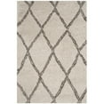 thumbnail image 5 of SAFAVIEH Hudson Shag Collection SGH329A Ivory / Grey Rug, 5 of 10