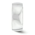 thumbnail image 3 of Edward Mirell Black Ti & Sterling Silver Polished Domed Ring, 3 of 7