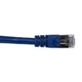 thumbnail image 2 of CableWholesale 50 Foot Blue Cat6a Ethernet Patch Cable, Snagless/ Boot with RJ45 Connector, 500 MHz, 26 AWG, F/UTP Shielded Construction, Internet Patch Cable, 2 of 5