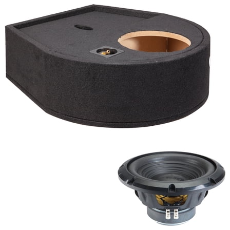 Alpine Universal Fit Replacement Spare Tire Sealed Single 10" W10S4 Loaded Subwoofer Sub Box 250W RMS 4 Ohm