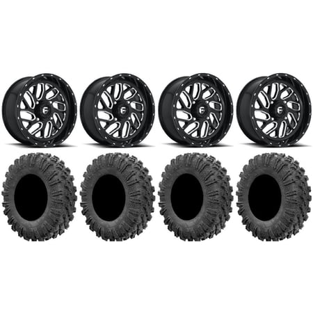 Fuel Triton Black 18 Wheels 32 MotoRavage Tires Kawasaki Teryx Mule Fuel Triton Black 18 Wheels 32 MotoRavage Tires Kawasaki Teryx Mule
