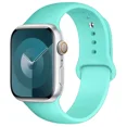 thumbnail image 1 of Correa de silicona para Apple Watch, pulsera deportiva de 44mm, 45mm, 40mm, 41mm, 42-38mm y 45 mm, serie iwatch 8 7 6 5 4 3 SE 9 Ultra 2 49mm, 1 of 5