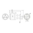 thumbnail image 2 of Ventilador de conducto  sin escobillas de 5 cuchillas CW / CCW Jet Helicopter Quadcopter Parts 5000KV (CW) Hugo Ventilador de conducto de 50 mm QF2611, 2 of 10
