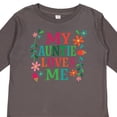 thumbnail image 4 of Inktastic My Auntie Loves Me Girls Girls Long Sleeve Toddler T-Shirt, 4 of 5