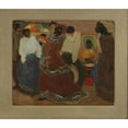 thumbnail image 3 of Pedro Figari 23x20 Black Modern Framed Museum Art Print Titled - Candombe (From 1880 Until 1938), 3 of 5