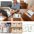 thumbnail image 3 of NefLaca Half Sheet Self Adhesive Shipping Labels for Laser and Inkjet Printers, 8.5 x 5.5 inches, White (6000 Labels), 3 of 8