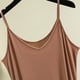 thumbnail image 5 of Camisón corto de poliéster para mujer, holgado, cómodo, sin mangas, largo medio, falda, color liso, 5 of 5