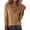 Camel, variant on Women's Knit Tops - Cowl Neck Long Sleeve Solid Sweater, Casual Pullover Blouse for Everyday Elegant Wear,White S
