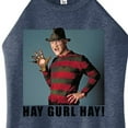 thumbnail image 3 of Nightmare on Elm Street - Hay Gurl Hay - Juniors High Neck Tank Top, 3 of 5
