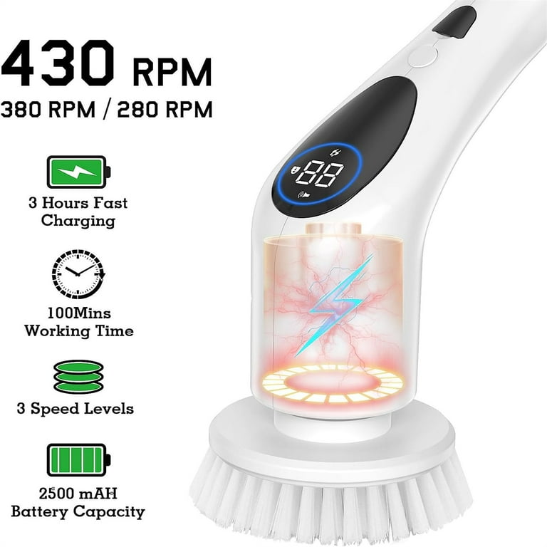 9-in-1 Wireless Electric Cleaning Brush Multifunctional Bathroom