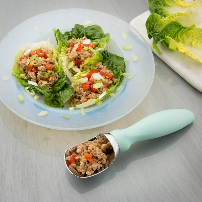 Spring Chef - Ice Cream Scoop, Premium Stainless Steel Ice Cream Spoon,  Must-have Kitchen Tool for Gelato, Sorbet and Cookie Dough, Mint 