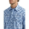 thumbnail image 3 of Wrangler® Men's and Big Men's Regular Fit Long Sleeve Western Shirt, Sizes S-5XL, 3 of 3