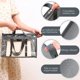 thumbnail image 4 of Organizador de Bolsa de Mano Transparentes a Prueba de Polvo e Humedad, 5Pcs Protector para Bolsa de Mano con Cremallera y Asa, 5 Tamaños, para Clóset y Estante de Armario, 4 of 4