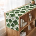 thumbnail image 6 of Table Runners 72 Inches Long Dress Scarves, Sage Green Geometric Moroccan Farmhouse Kitchen/Dining Table Runner, Coffee Tablerunners, Abstract Art Ombre Modern 14x72 Inch, 6 of 9