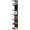 Black, variant on Fixwal Black Shelves 7 Tier Wall Mounted Shelf Unit Floating Shelves with LED Lights Lack Wall Shelf for Home Decor Organizer Display