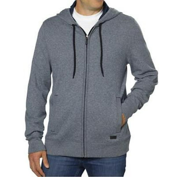 DKNY - DKNY Jeans Men's Full Zip Hooded Marled Sweatshirt - Walmart.com ...