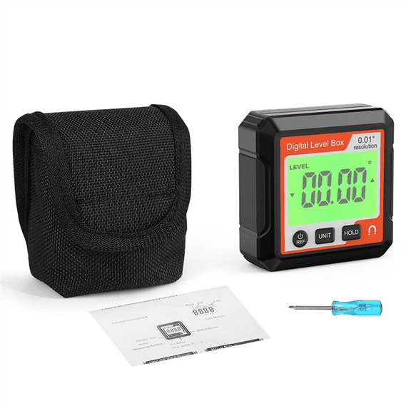Digital Level Angle Gauge Meter Magnetic Electronic Level Angle Finder Tool Protractor Inclinometer Woodworking Tools,A