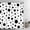 White Black, variant on Polka Dot Shower Curtain Abstract Circles Geometric Watercolor Rainbow Colorful Fabric Bathroom Curtains Decor Set with Hook(72" WX72 H)