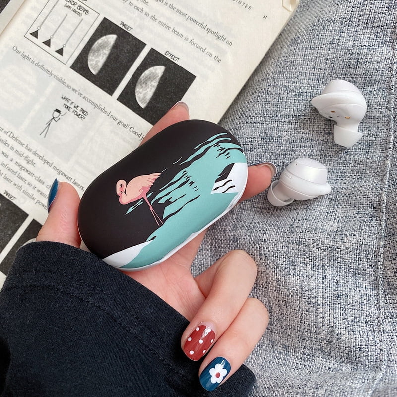 Case Compatible For Samsung Galaxy Buds Galaxy Buds Plus Gmyle Pattern Print Plastic Hard Shell Cute Protective Shockproof Earbuds With Keyring Hole Case Cover Skin Flamingo Walmart Com